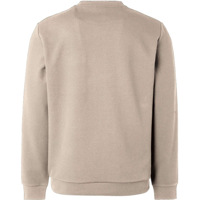 No Excess Sweater ronde hals crewneck jacquard cream 23100124-016 large