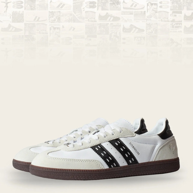 Q1905 Sneaker titanium wit/zwart QM1243549-000-1 large