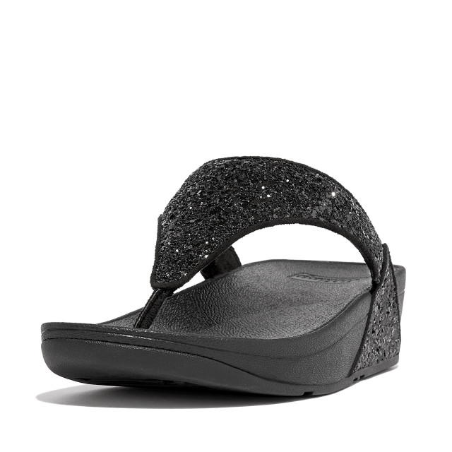 FitFlop Lulu glitter toe-thongs pu glitter X03 large