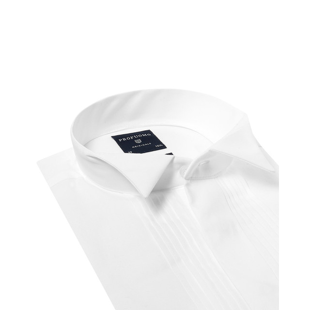 Profuomo Originale slim fit smoking overhemd met lange mouwen 016247-01-38 large Profuomo Originale slim fit smoking overhemd met lange mouwen 016247-01-38 large