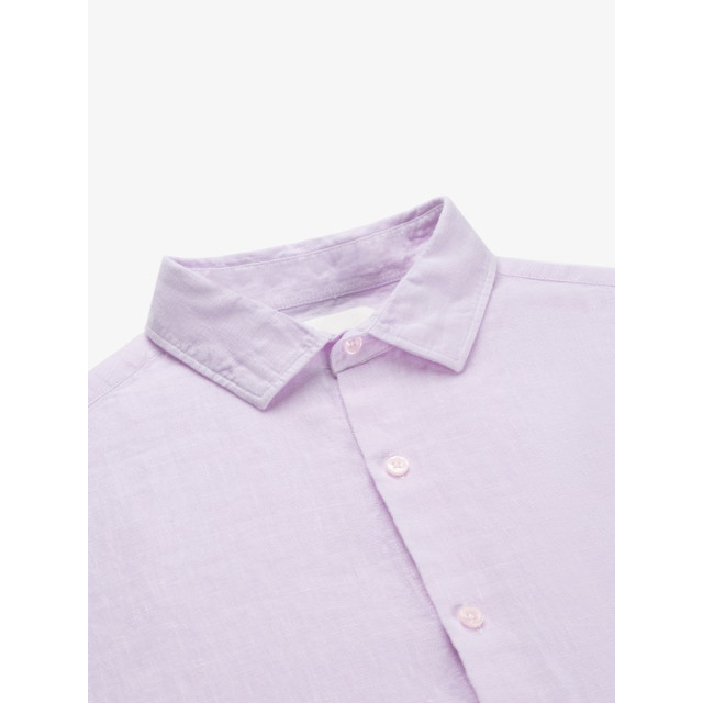Van Harper Linnen shirt lavendel heren overhemd lange mouw Lavender/Linen Shirt large