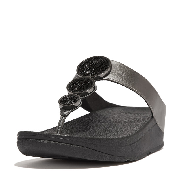 FitFlop Halo bead-circle metallic toe-post sandals HJ1 large