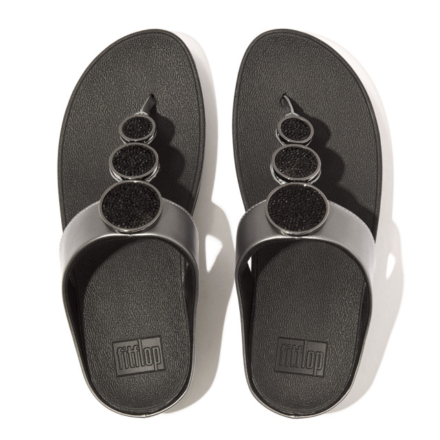 FitFlop Halo bead-circle metallic toe-post sandals HJ1 large