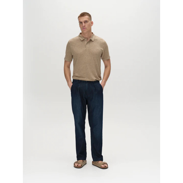 Gabba Duke linen polo ss 10806 coriander 10806 large