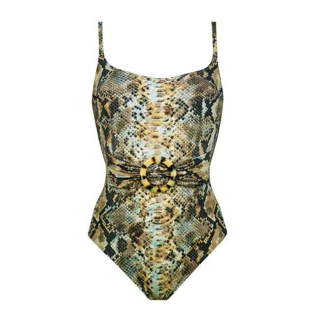 Maryan Mehlhorn Python swimsuit 4321 large