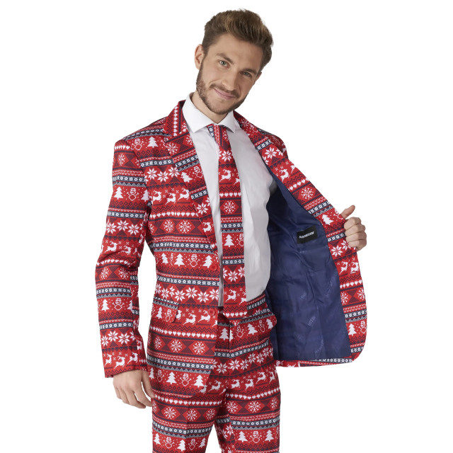 Suitmeister Nordic pixel red OBAS-1007 large