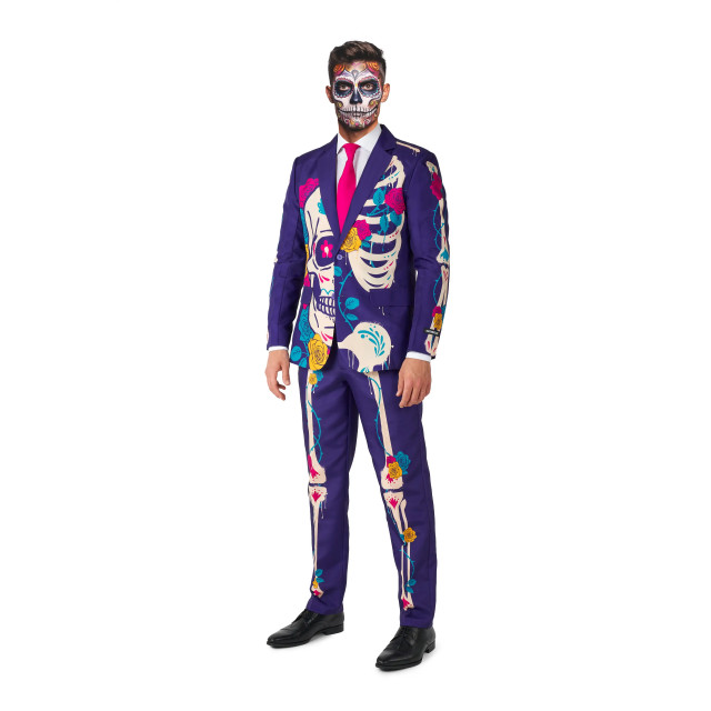 Suitmeister Sugar skull purple OBAS-1047 large