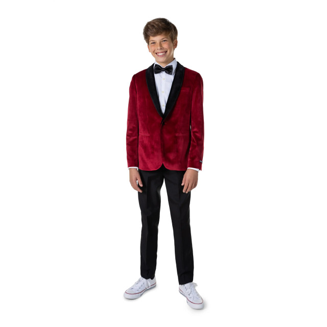 OppoSuits Teen boys dinner jacket burgundy ODTB-1001 large