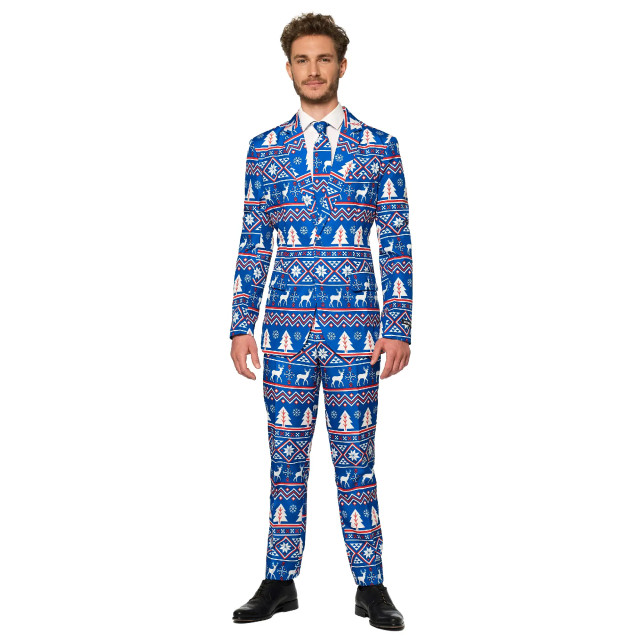 Suitmeister Christmas blue nordic OBAS-0066 large
