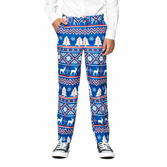Suitmeister Boys christmas blue nordic OBBO-0023 large