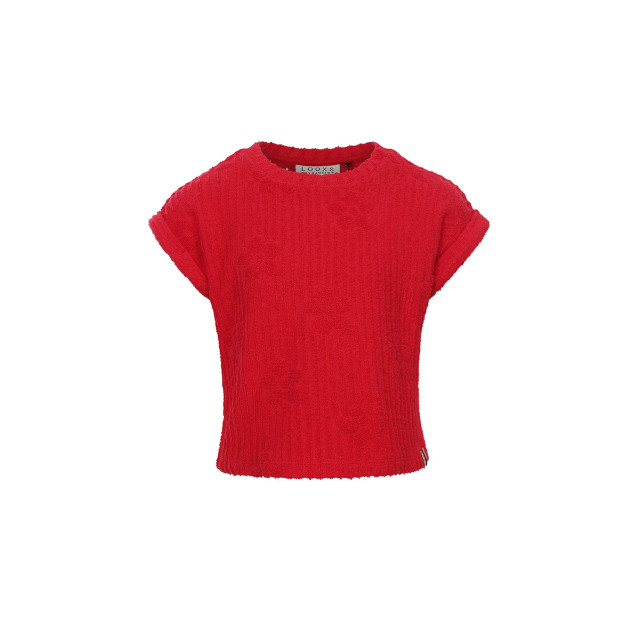 Looxs Revolution Badstof sweater reliëf voor meisjes in de kleur 2413-7462-272 large