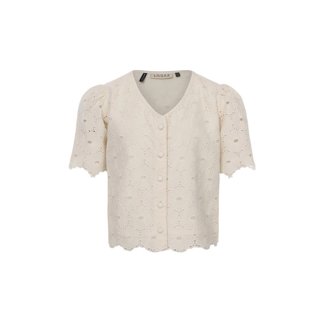 Looxs Revolution Broderie anglaise top creamy voor meisjes in de kleur 2413-5183-003 large