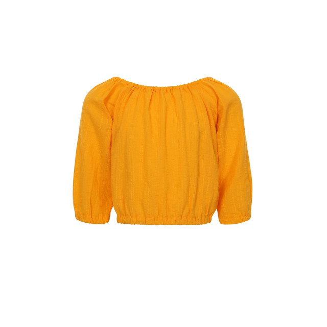 Looxs Revolution Cropped zomer top yellow voor meisjes in de kleur 2413-5179-411 large