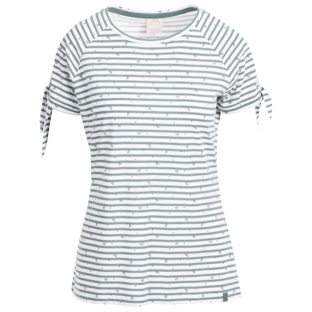Trespass Dames penelope t-shirt UTTP4982_tealmiststripe large