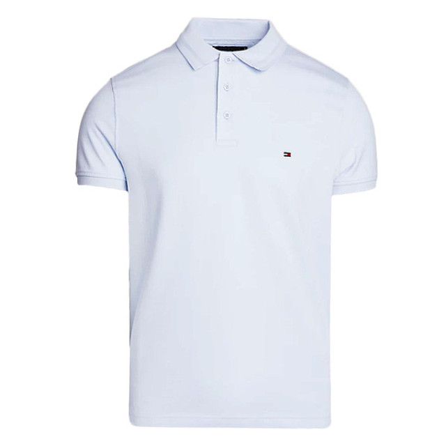 Tommy Hilfiger Poloshirt 34755 breezy blue/white 34755 - Breezy Blue/White large
