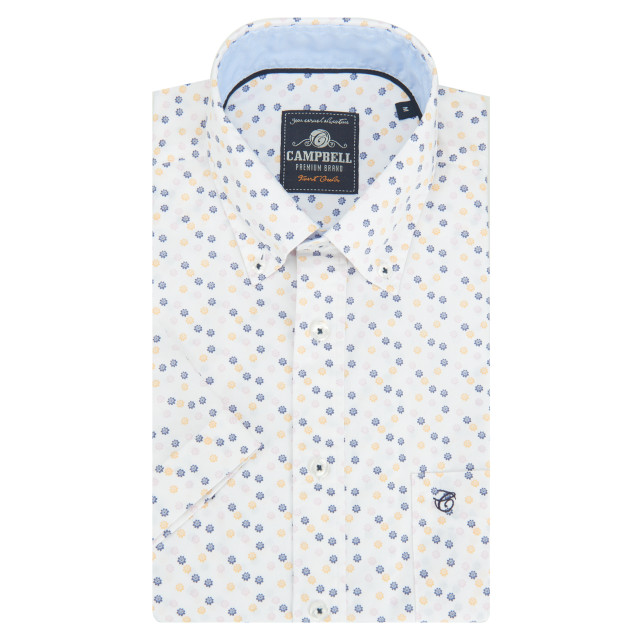 Campbell Classic casual overhemd met korte mouwen 089018-002-XL large