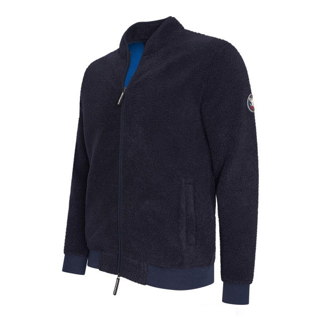 Cappuccino Italia Sherpa fleece vest cap-sherpa-nvy-M large