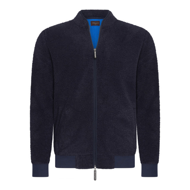 Cappuccino Italia Sherpa fleece vest cap-sherpa-nvy-M large