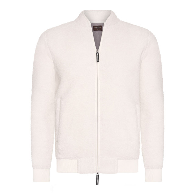 Cappuccino Italia Sherpa fleece vest cap-sherpa-wht-L large