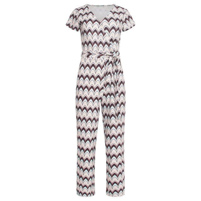 Smashed Lemon 24427 zachte stretch grafische print zomer jumpsuit 24427-998-M large