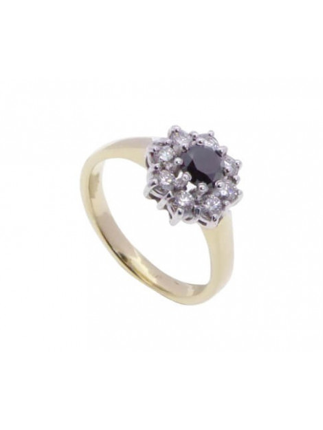 Atelier Christian Gouden ring met black and white diamonds 38D53-8655AC large