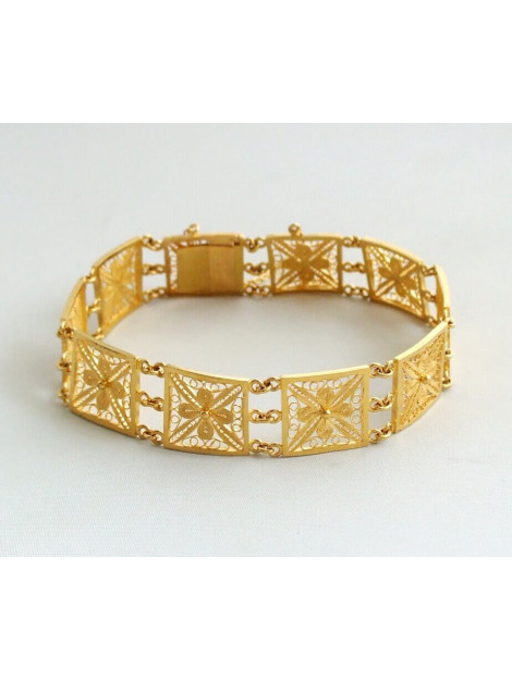 Christian 21 karaat gouden filigrain armband 1494U3-9932OCC large
