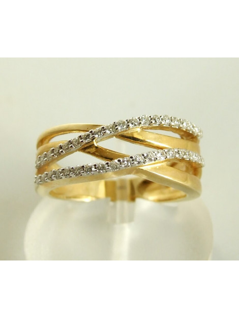 Christian Gouden ring met diamanten 238C93-4386JC large