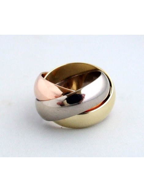 Christian Tricolor ring 7456D8-3856JC large