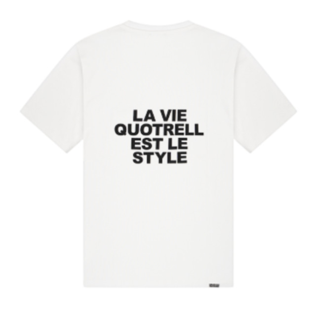 Quotrell | la vie t-shirt white/black TH99795 large