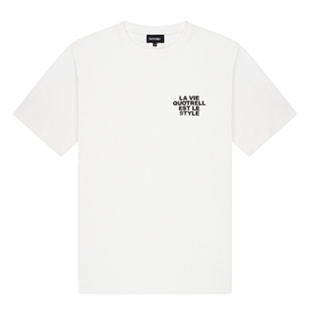 Quotrell | la vie t-shirt white/black TH99795 large