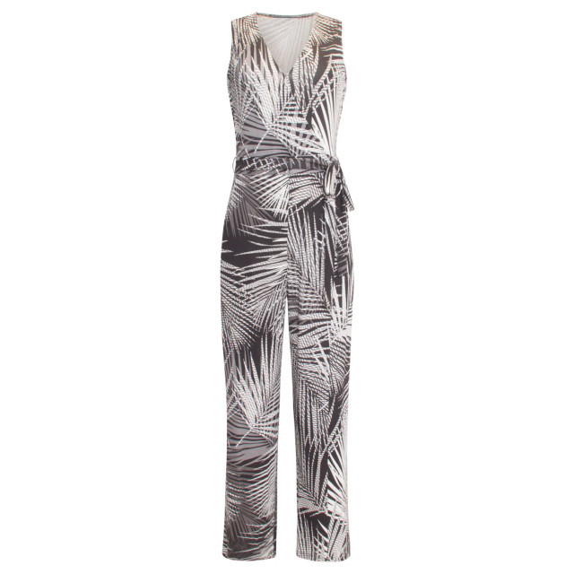 Smashed Lemon 24441 zacht stretchy donkerbladig jumpsuit 24441-009-L large