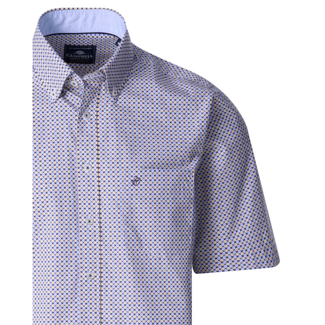 Campbell Classic casual overhemd met korte mouwen 089019-002-XXL large