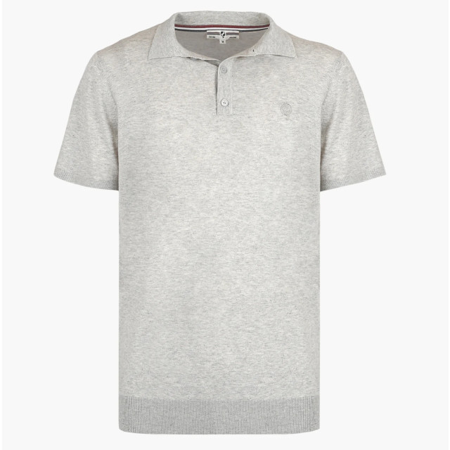 Q1905 Polo shirt hessum licht melange QM2343342-103-1 large