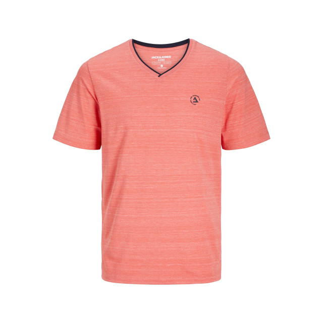 Jack & Jones Jcocontrast tee ss v-neck 12258394 large