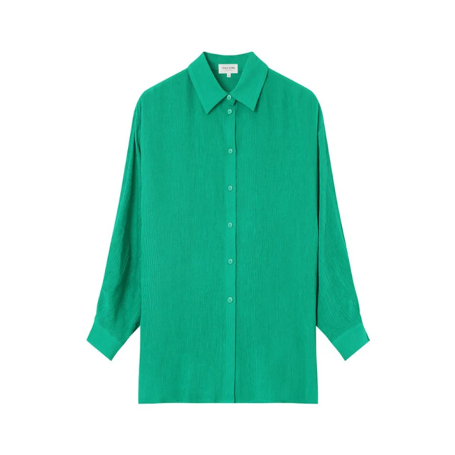 Grace & Mila Oversized blouse market Groene oversized blouse Market  large