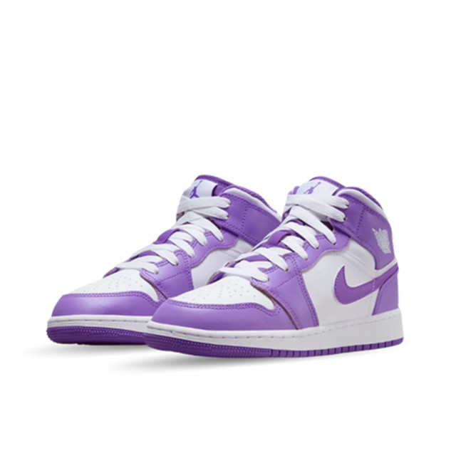 Nike Air jordan 1 mid purple venom (gs) DQ8423-511 large