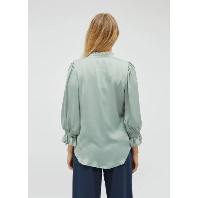 MbyM Mintgroene blouse met pofmouw calaris Mintgroene blouse met pofmouw Calaris  large