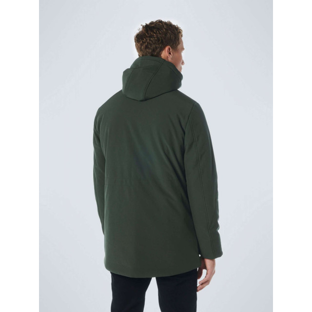 No Excess Jacket mid long fit hooded softshel dark green 21630818SN-052 large