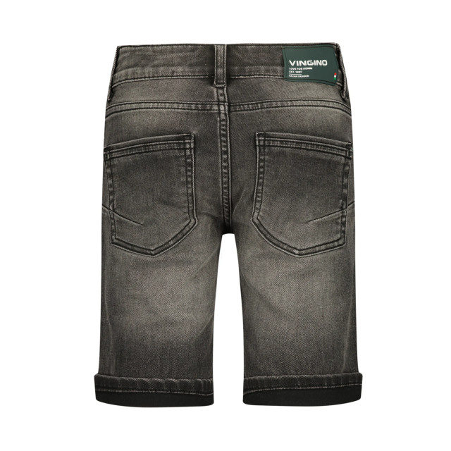 Vingino Jongens korte jeans charlie dark grey vintage 150811530 large