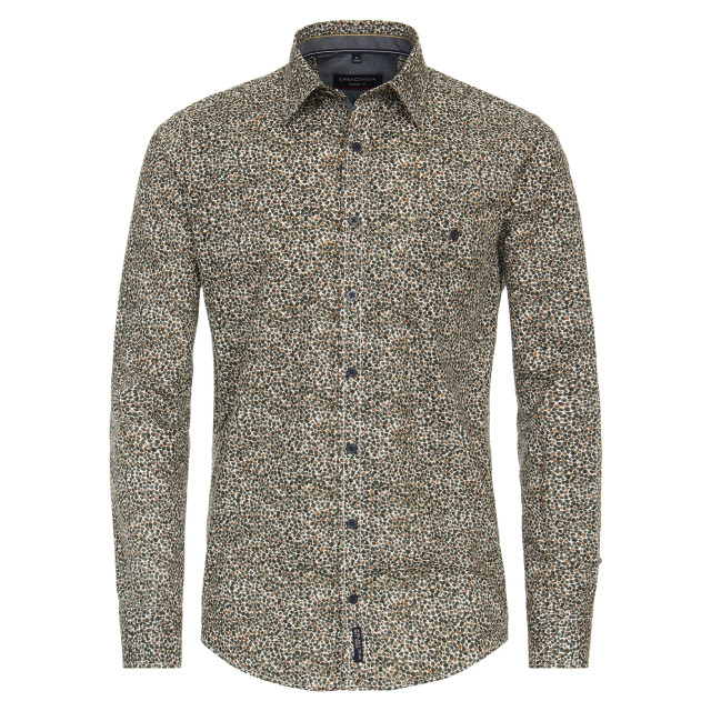 Casamoda Heren overhemd 444201500 300 green milieu Overhemd 444201500 300GreenMilieu large