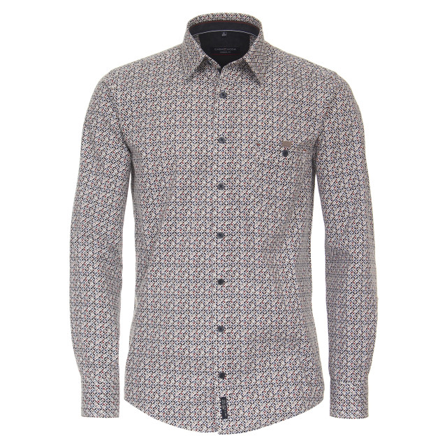 Casamoda Heren overhemd 434165300 400 garnet Overhemd 434165300 400Garnet large