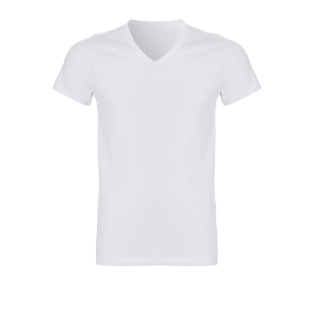 Ten Cate 30870 basic v-shirt 2-pack - 30870 001 wit large