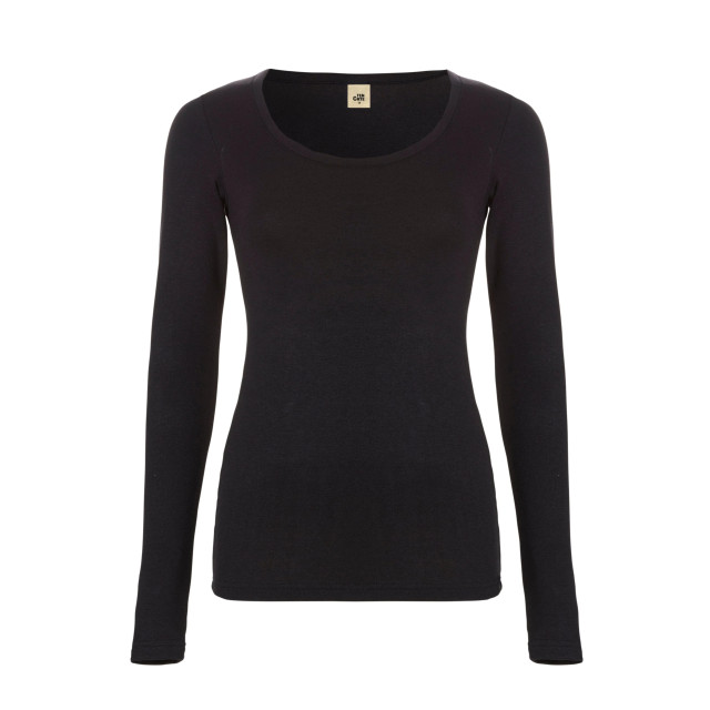 Ten Cate 60383 thermo viloft shirt long sleeve dames - Dames 60383 090Black large