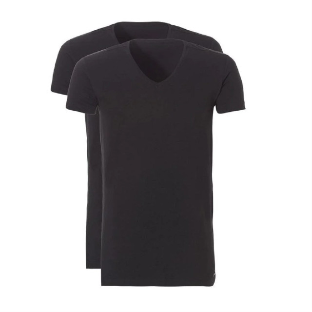 Ten Cate 30847 basic v-shirt long 2-pack - 30847 090 black large Ten Cate 30847 basic v-shirt long 2-pack - 30847 090 black large