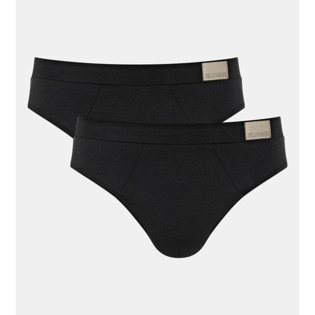 Sloggi Go natural brief 2-pack 0004 GO Natural Brief 2 pack 10214618 0004Black large