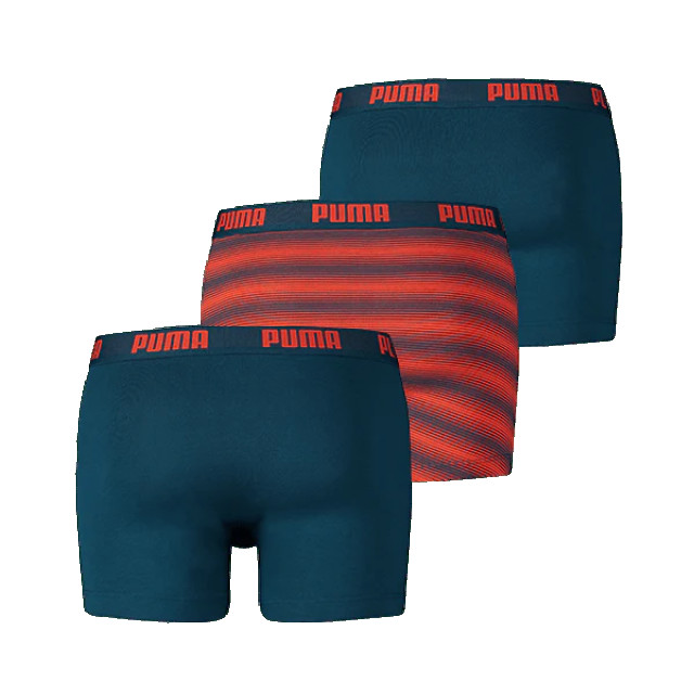 Puma Stripe design boxer 3-pack blue/ orange 671031001 286 blue/orange large