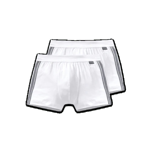 Schiesser Cotton stretch shorts 2-pack wit 035111 100 wit large