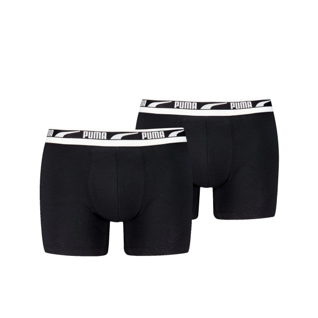 Puma Men multi logo boxer 2-pack 701226392 / 701226392  001BlackBlack large