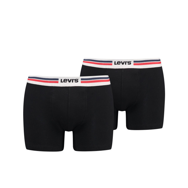 Levi's Placed sportswear logo boxer 2-pack 701222843 001 701222843 001black large