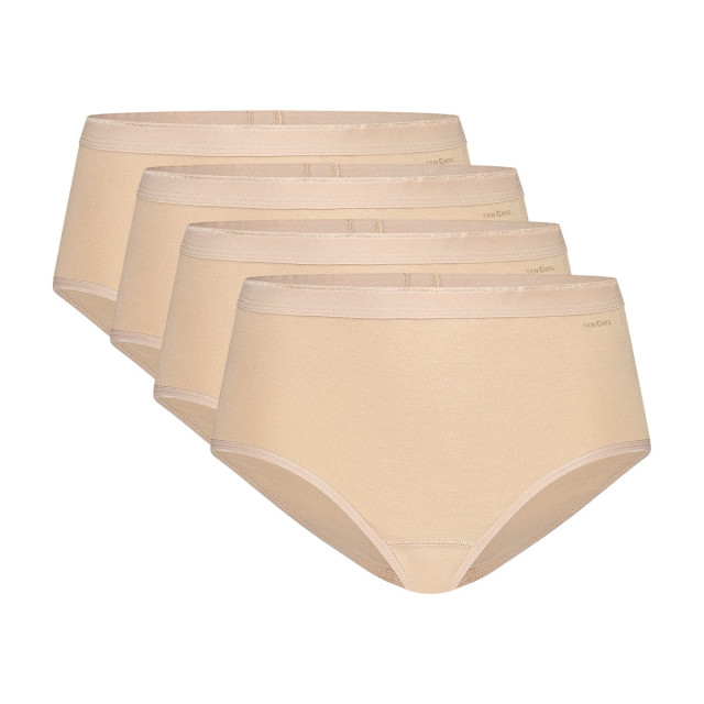 Ten Cate 32418 basic women midi 4-pack - Dames 32418 029Beige large
